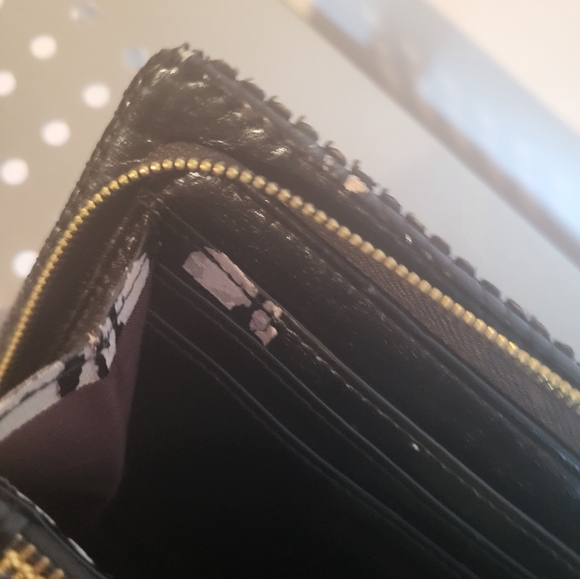 VINTAGE BLACK SEQUENCE/GLITTER WALLET/CLUTCH - Picture 3 of 9